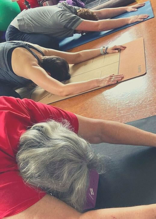 A yoga class with Almonte's Barb Goodwin